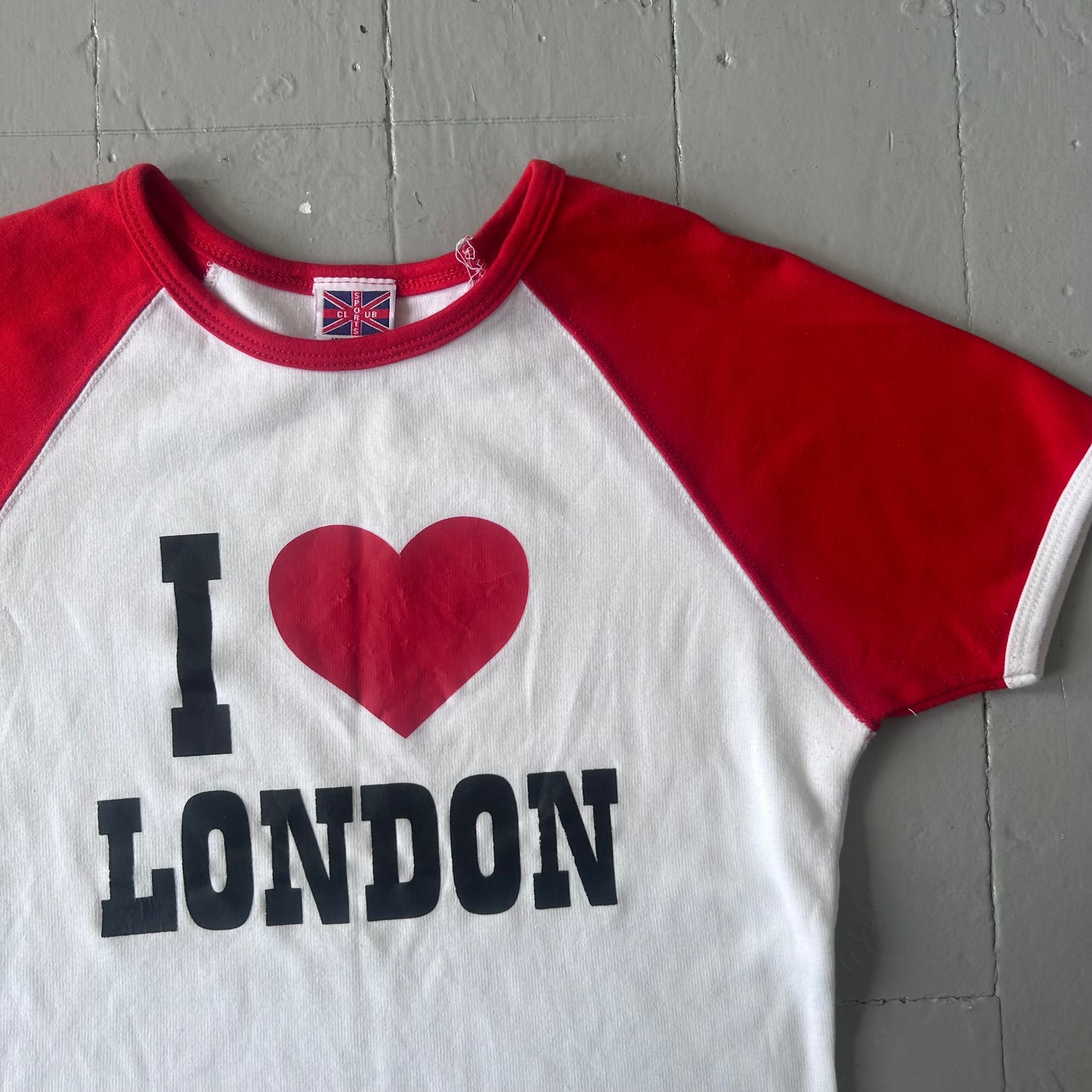 1990s I ❤️ London baby T-shirt (XS)