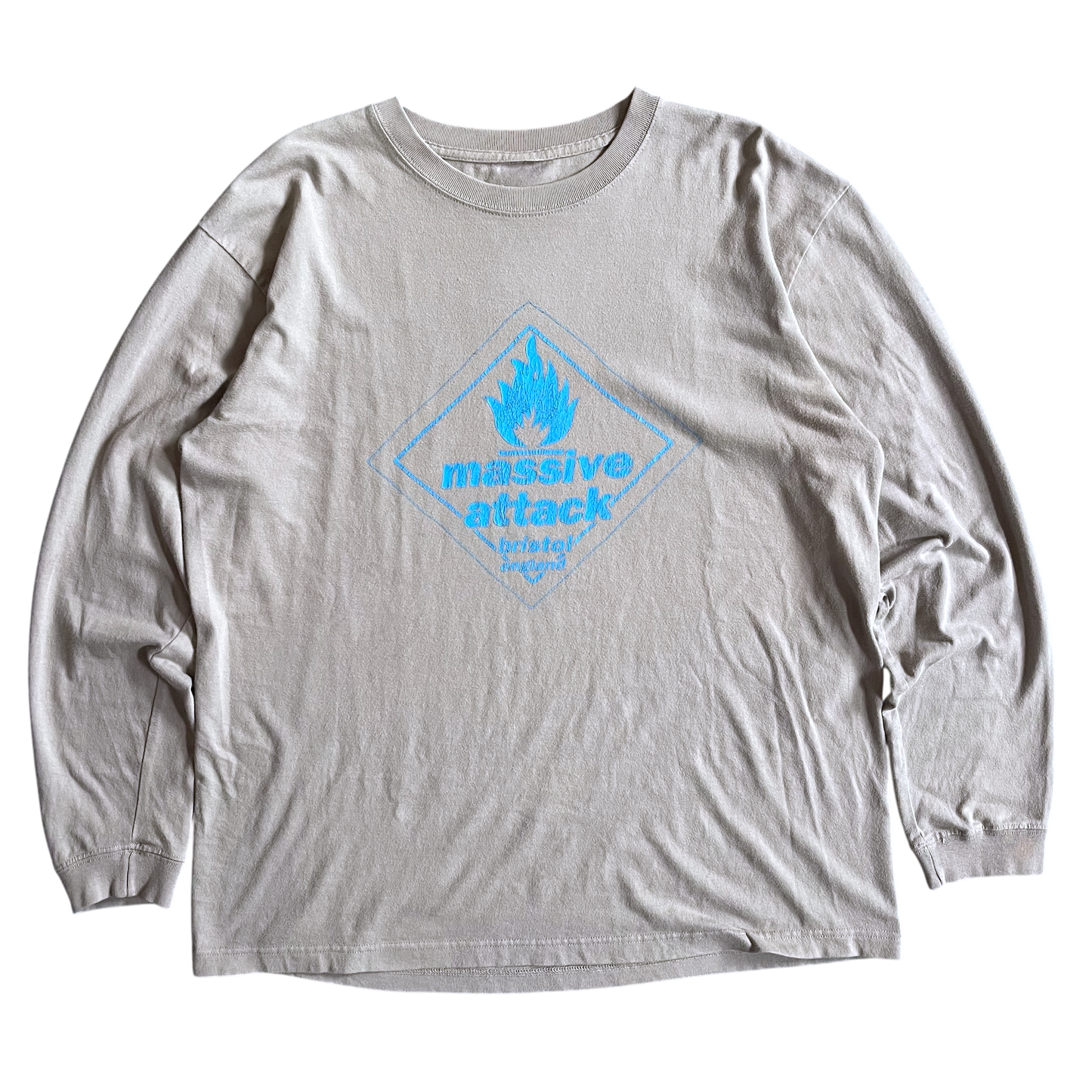 Early 2000s Massive Attack long sleeve T-shirt (L)