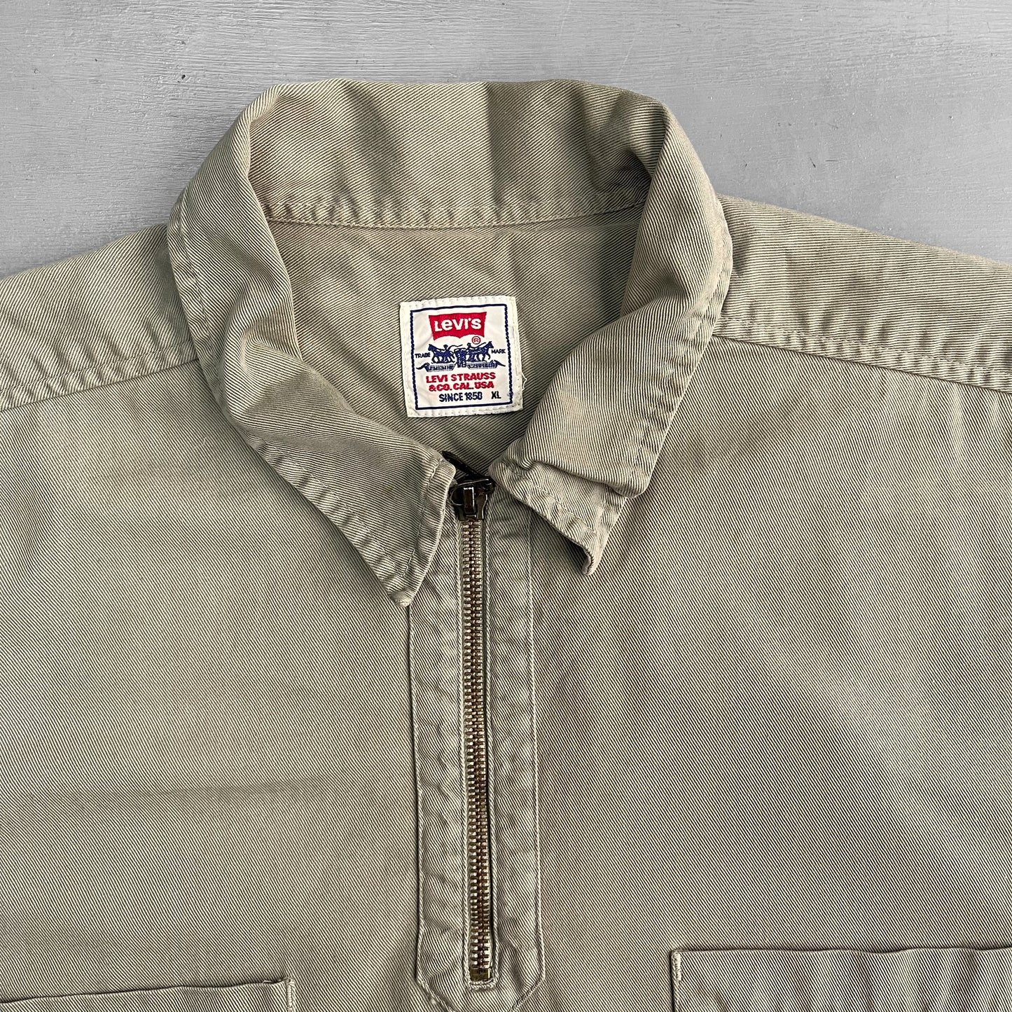 1990s Levi’s military zip shirt (XL)