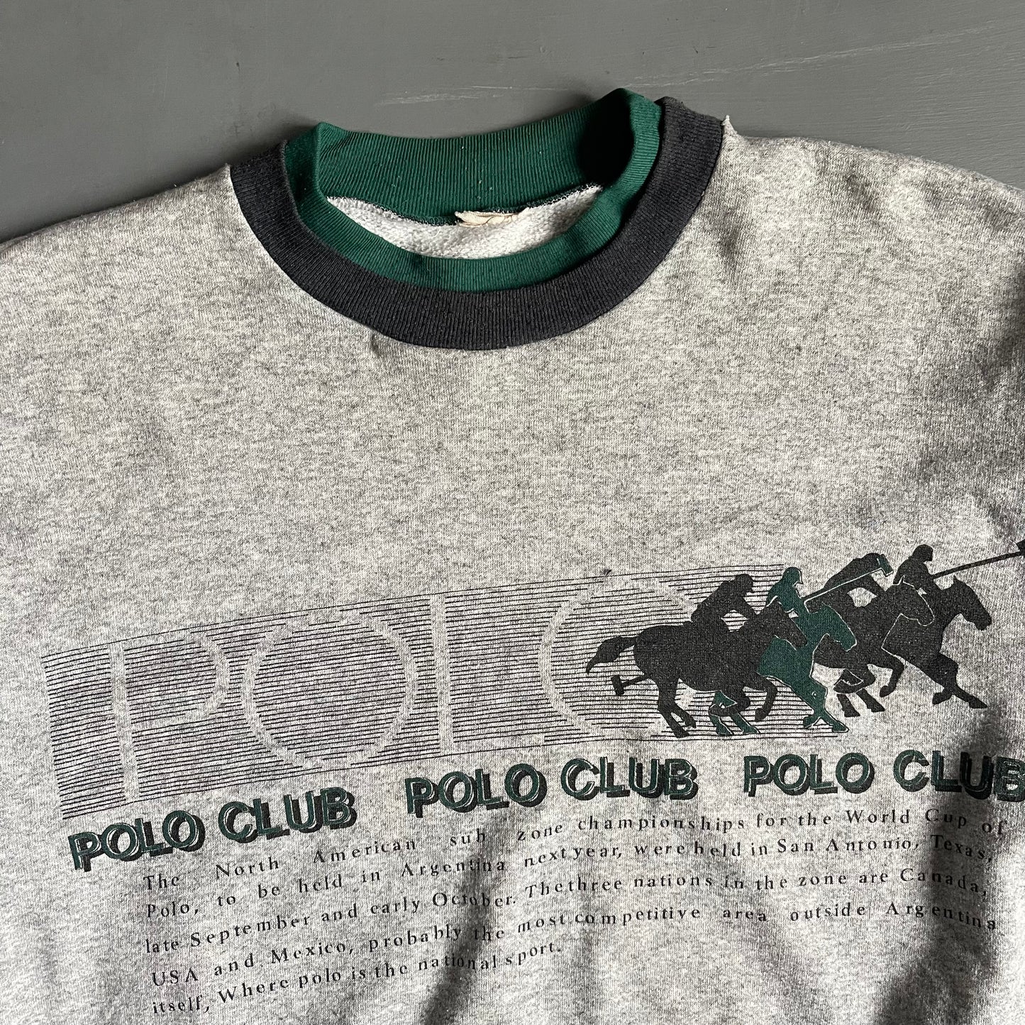 1990s Polo club sweatshirt jumper (M/L)