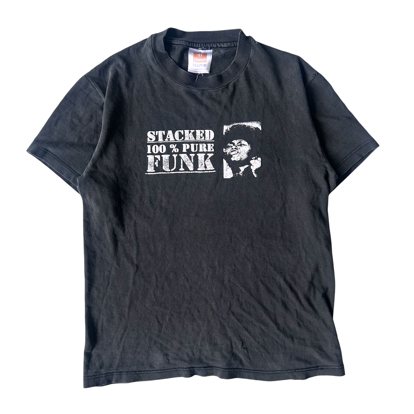 1990s Stacked 100% pure funk T-shirt (S)