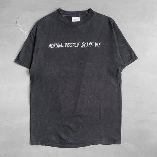 1990s Normal people scare me T-shirt (M)