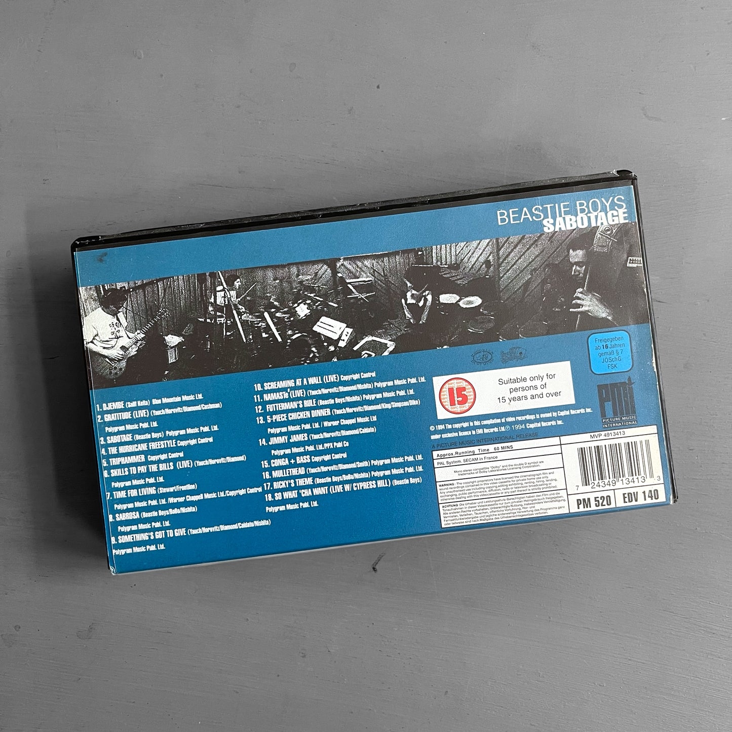 1994 Beastie Boys sabotage VHS