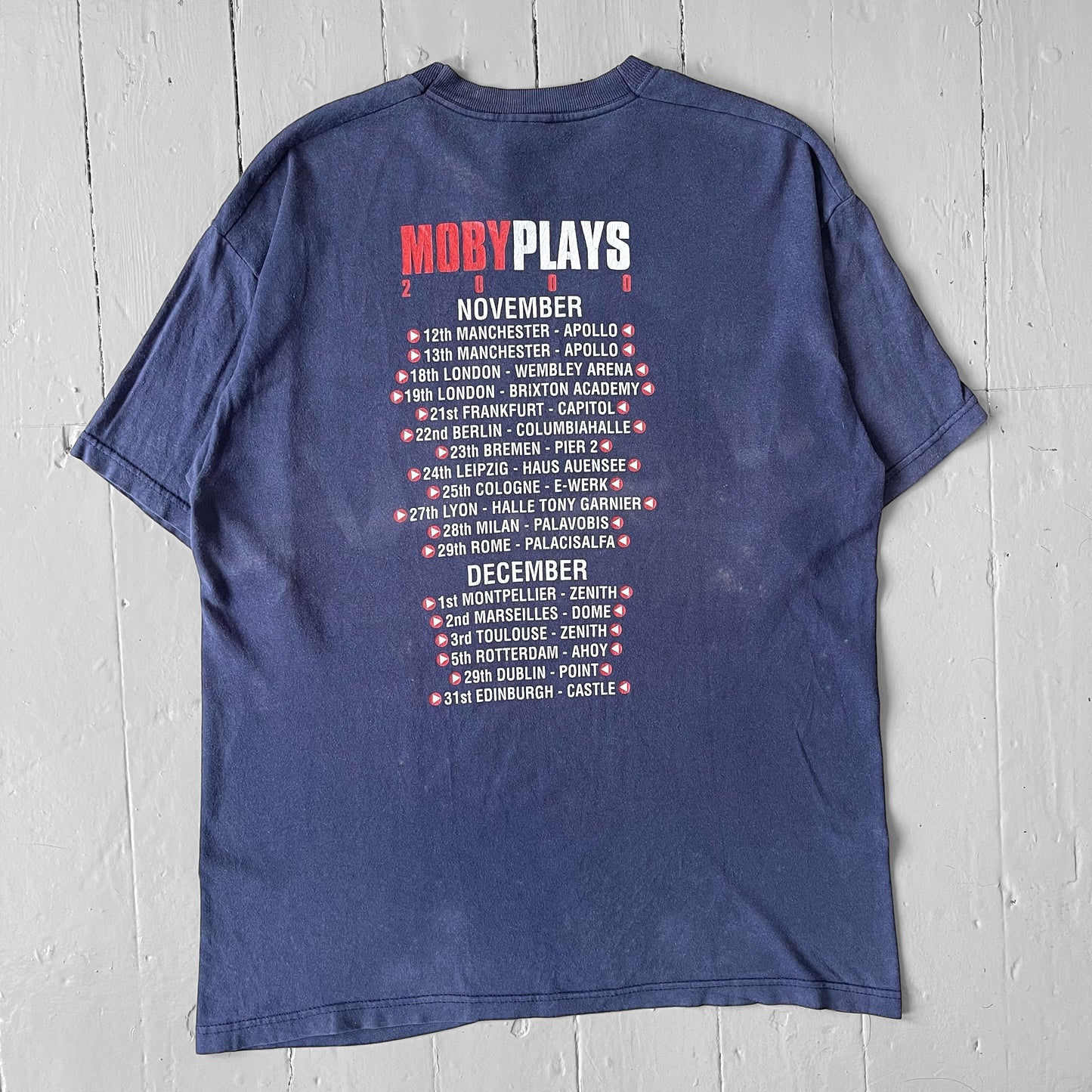 2000 Moby Play tour T-shirt (L)
