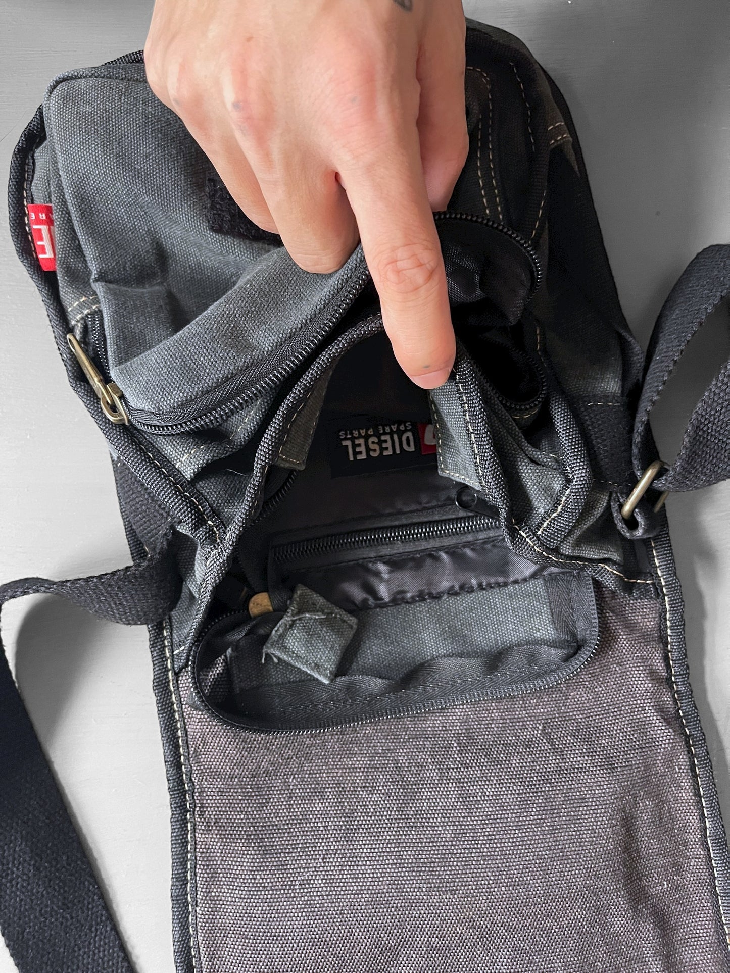 Early 2000s Diesel spare parts bag