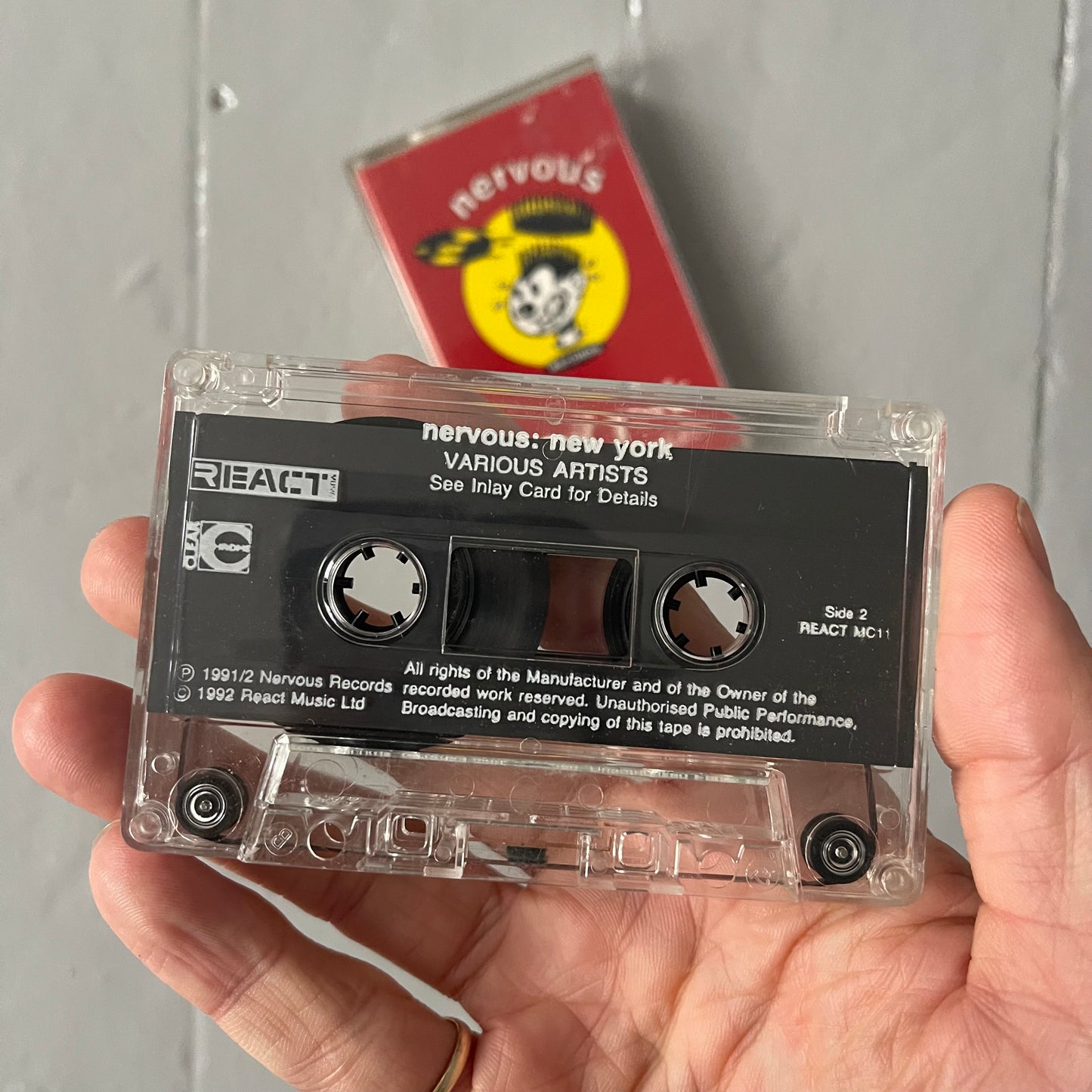 1991 Nervous Records cassette