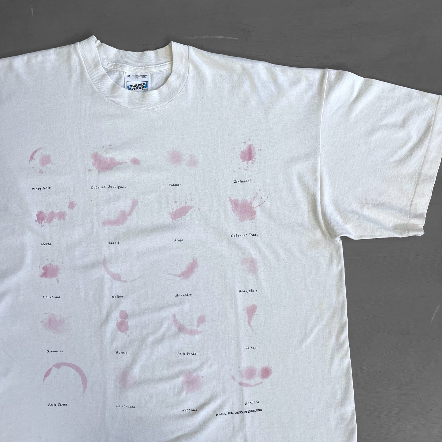 1994 Wine stain T-shirt (XL)