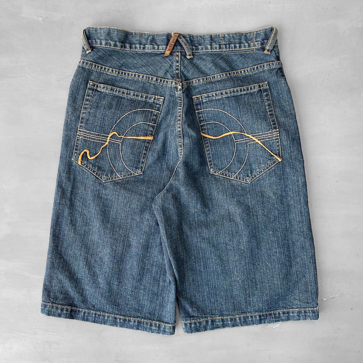 Early 2000s ECKO UNLTD baggy denim shorts (34 waist)