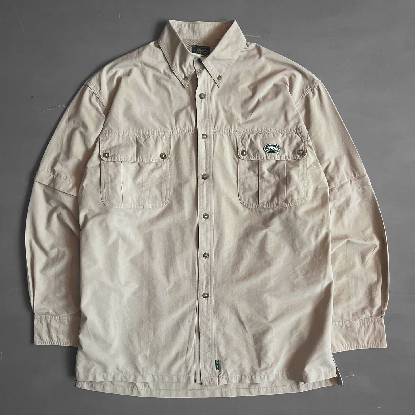 1990s LAND ROVER technical shirt (XL)