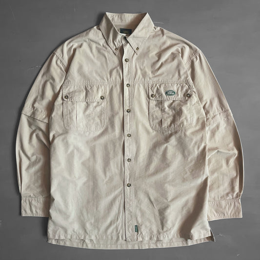 1990s LAND ROVER technical shirt (XL)