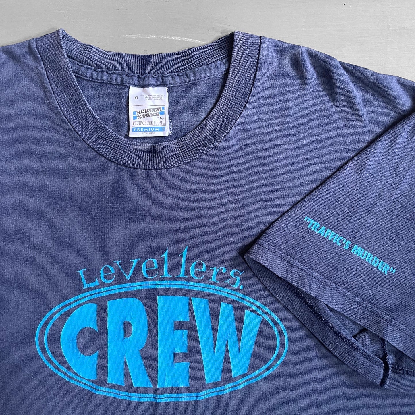 1990s Levellers crew T-shirt (XL)