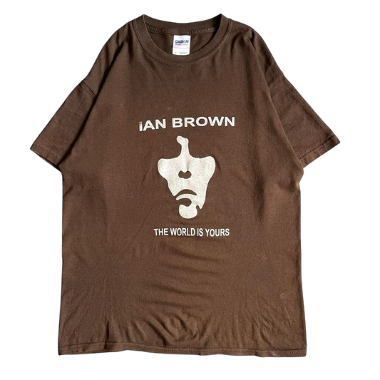 Mid 2000s Ian Brown The World Is Yours T-shirt (M)