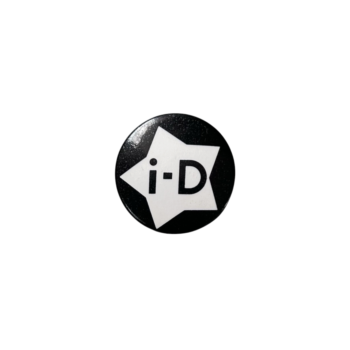 1990s I-D magazine pin badge
