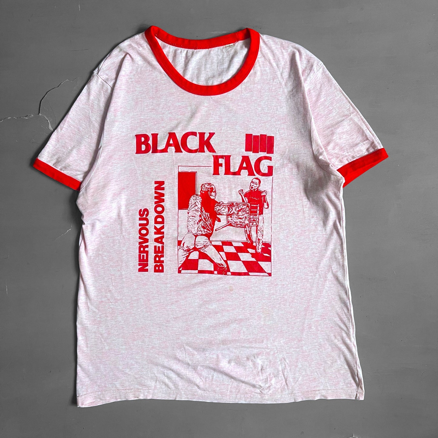 2000s Black Flag nervous breakdown T-shirt (M/L)