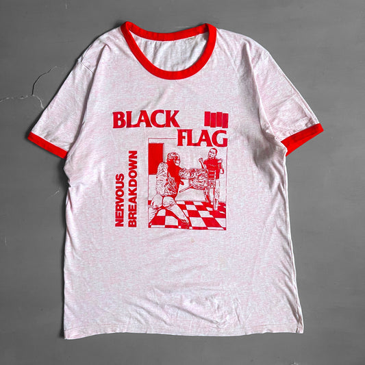 2000s Black Flag nervous breakdown T-shirt (M/L)