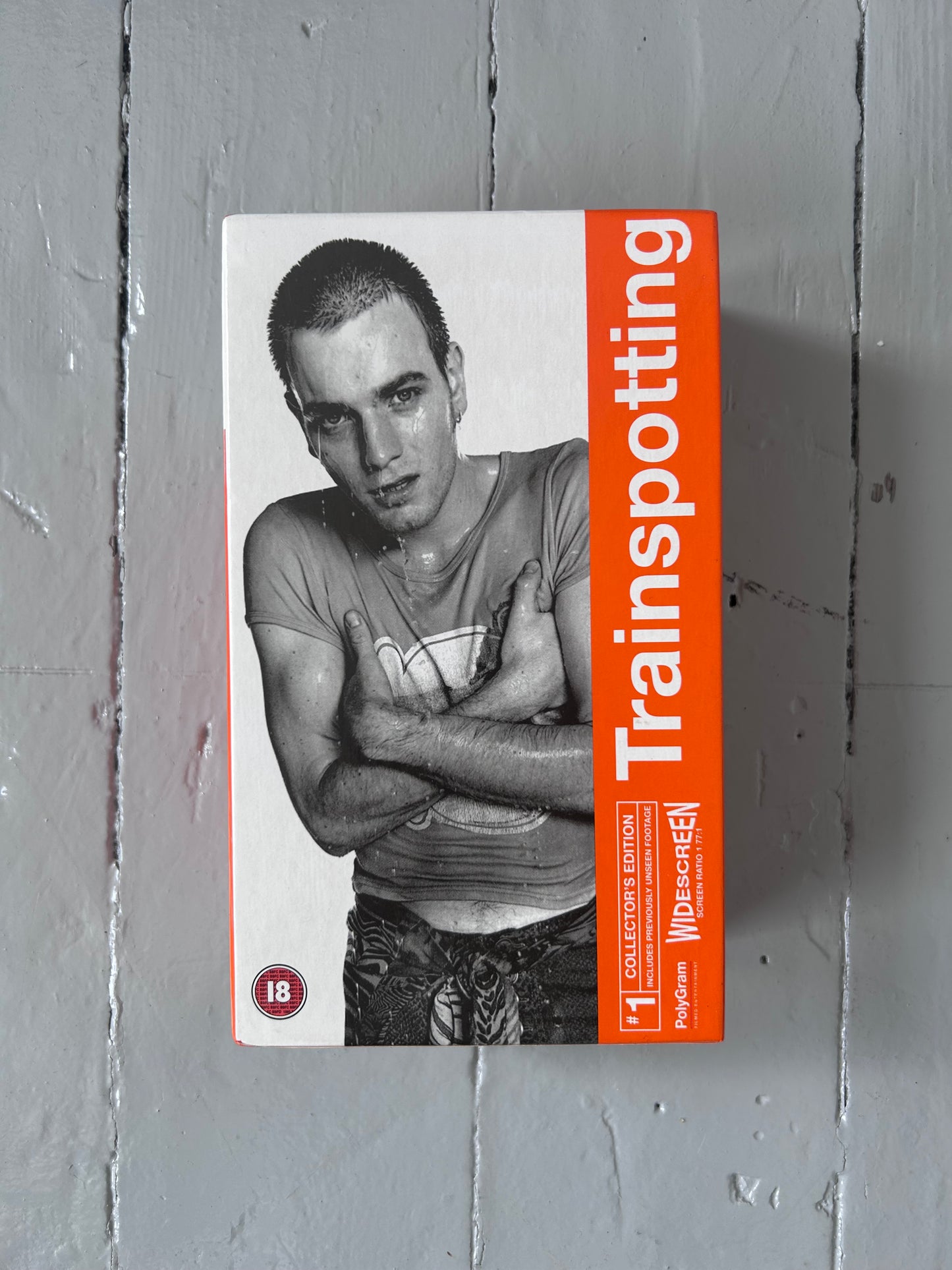 1996 Trainspotting limited edition VHS box set