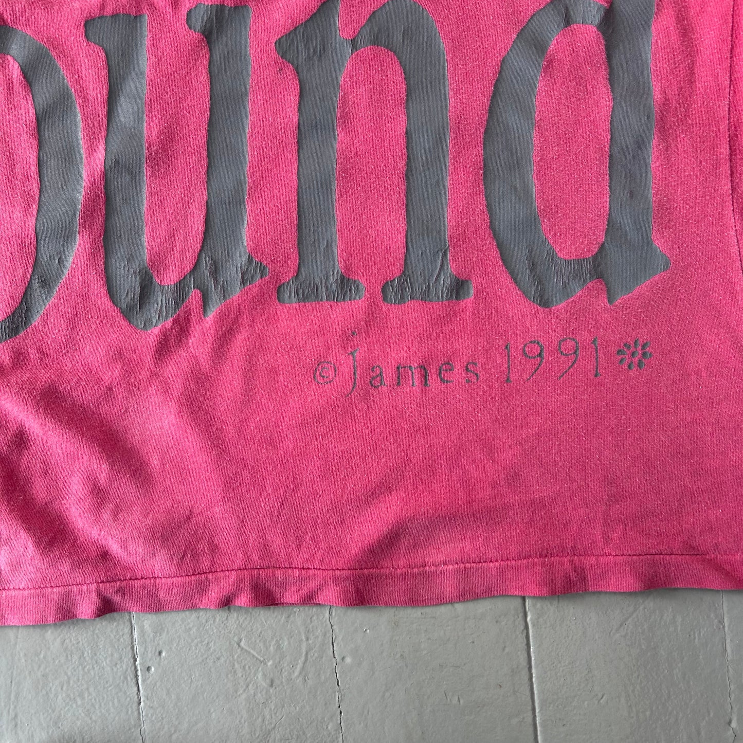 1991 JAMES We Are Sound T-shirt (XL)
