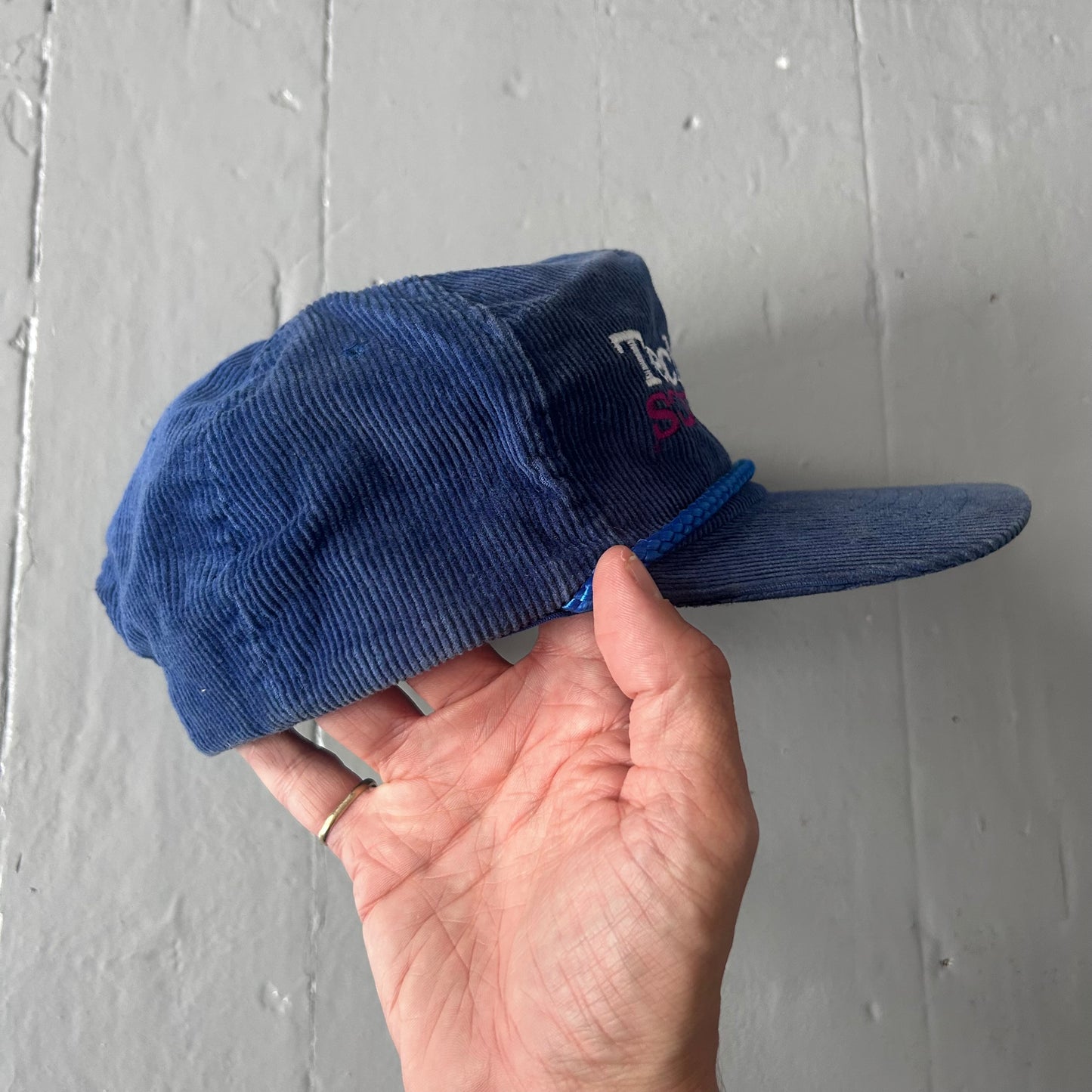 1990s Technics corduroy cap