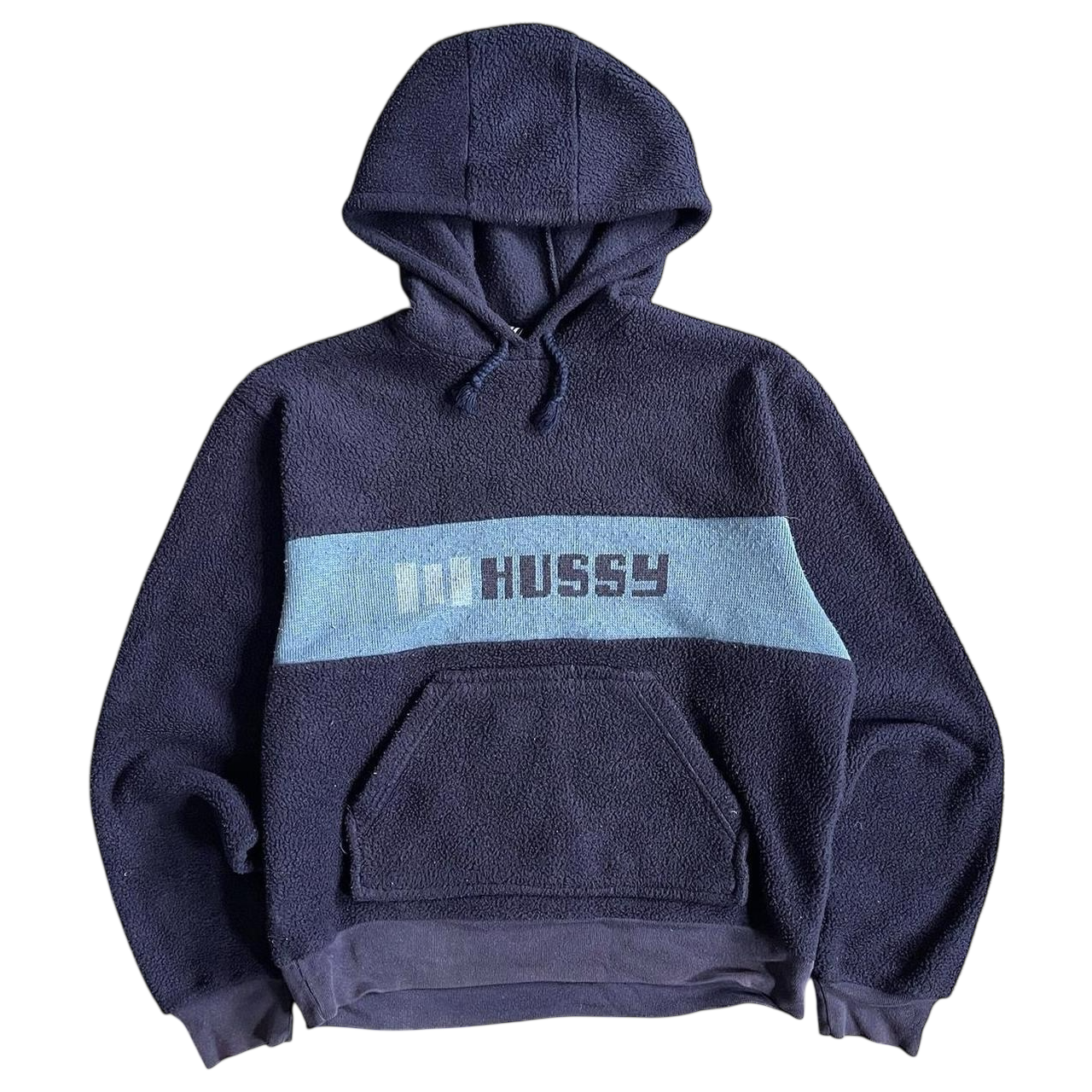 1990s Hussy fleece hoodie (S)