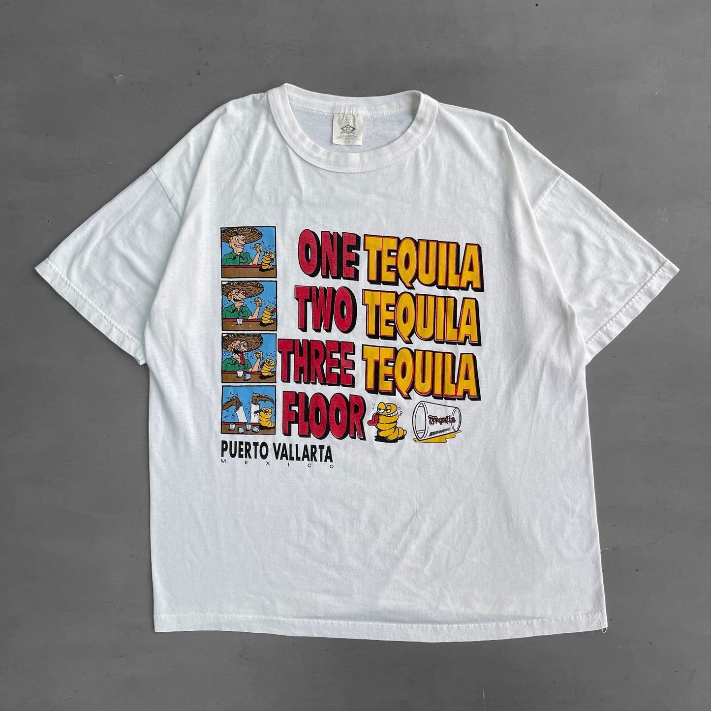 1990s one tequila… T-Shirt (XL)