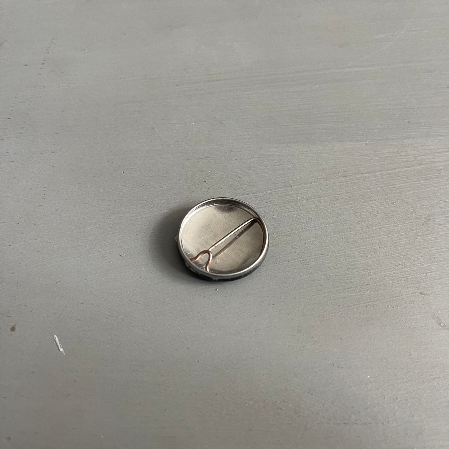 1980s Kraftwerk pin badge