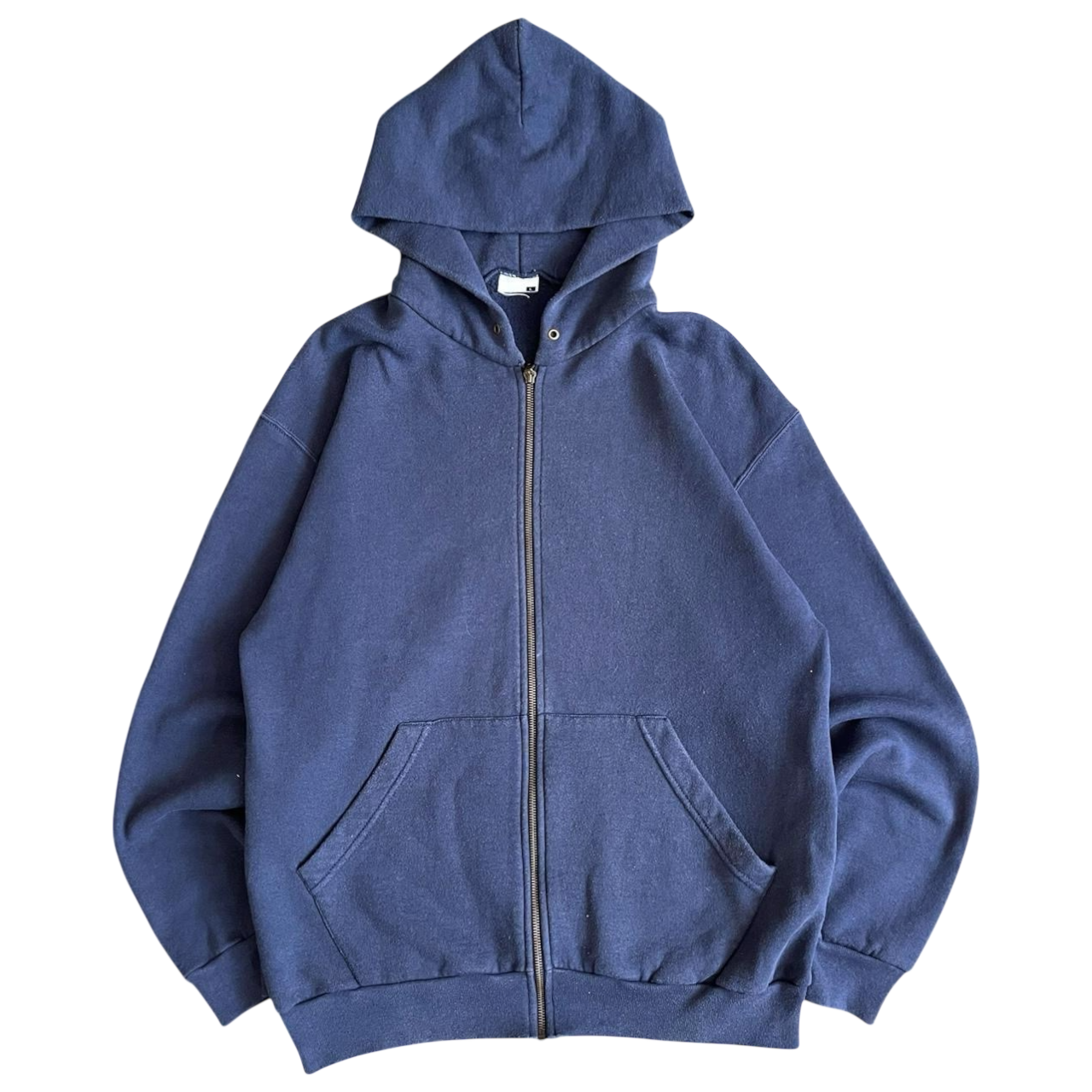 Early 2000s screen stars blank full zip hoodie (L)