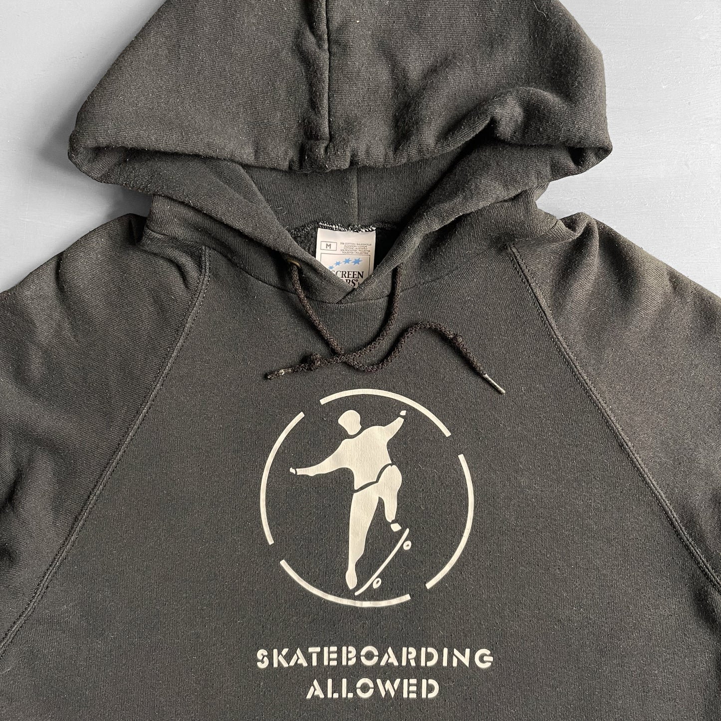 Early 2000 Skateboarding allowed hoodie (M)