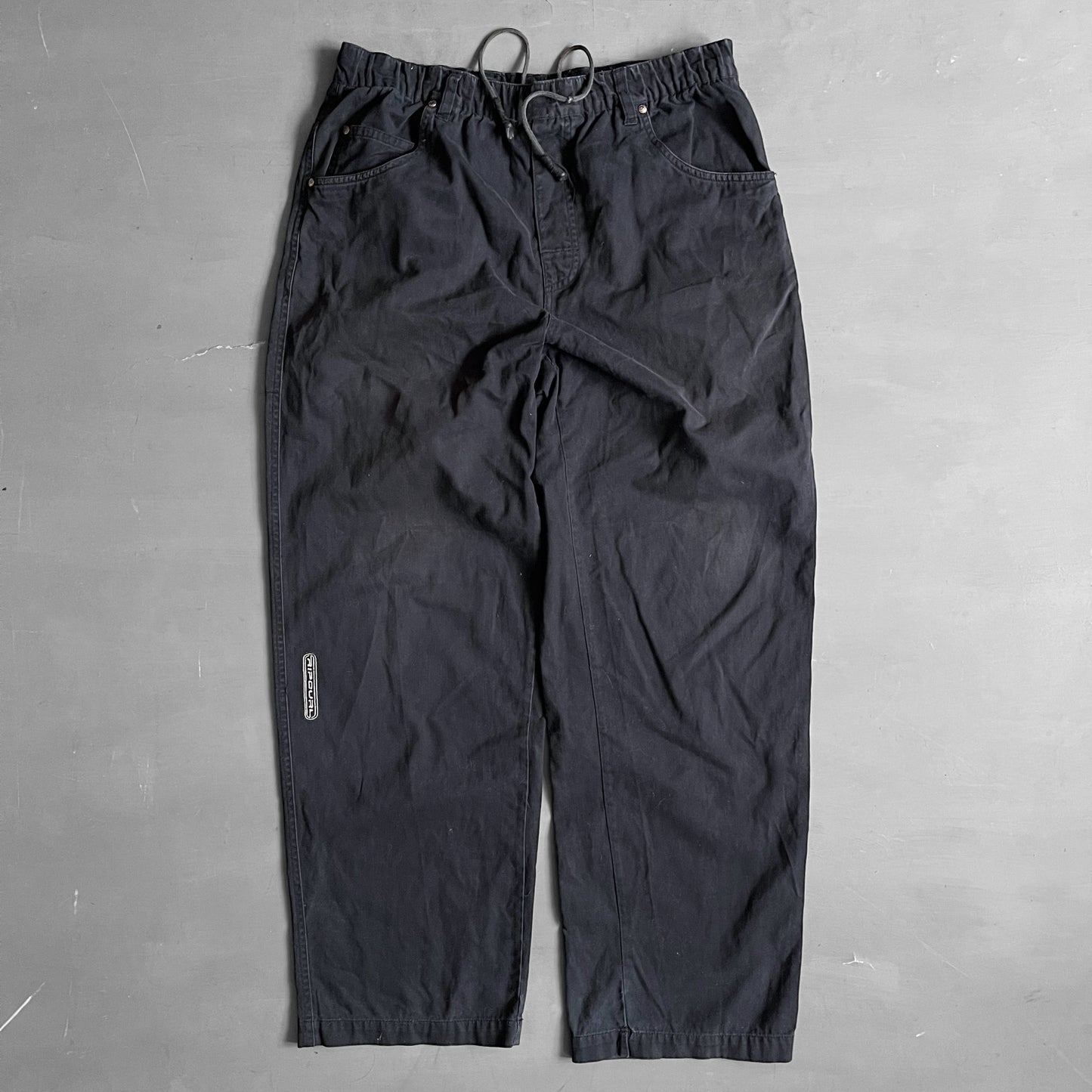 2000s Rip Curl baggy drawstring trousers (34 waist)