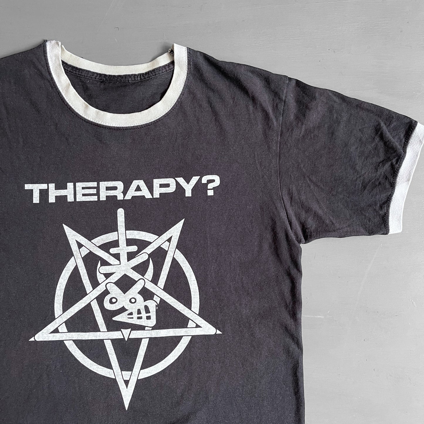Early 2000s Therapy? Ringer T-shirt (S/M)