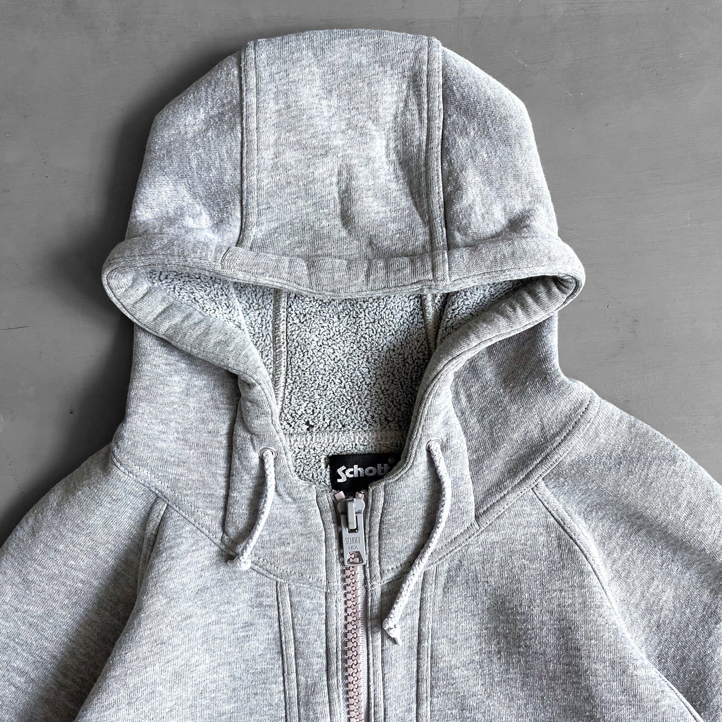 2000s SCHOTT NYC zip hoodie