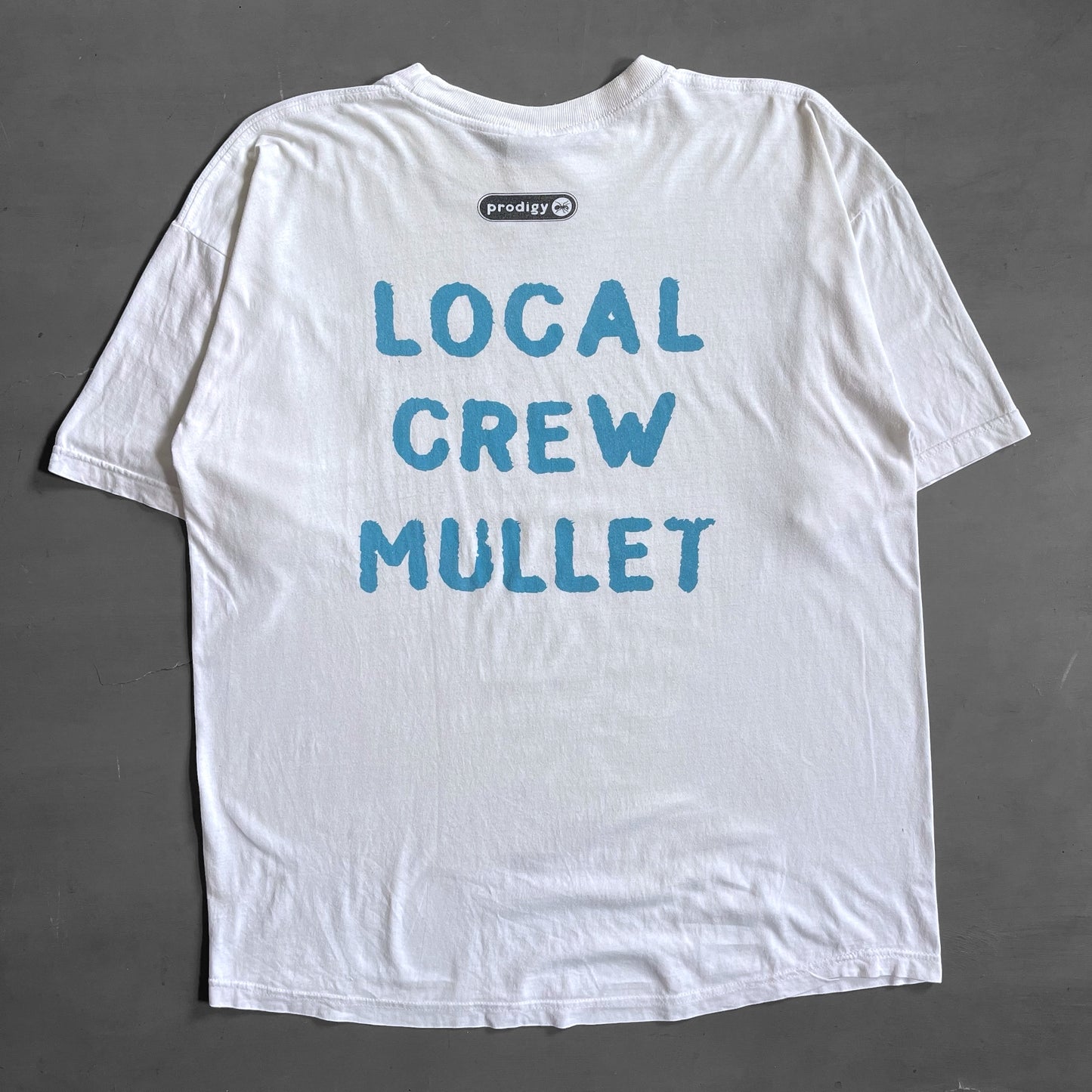 1997 Prodigy tour local crew mullet T-shirt (XL)