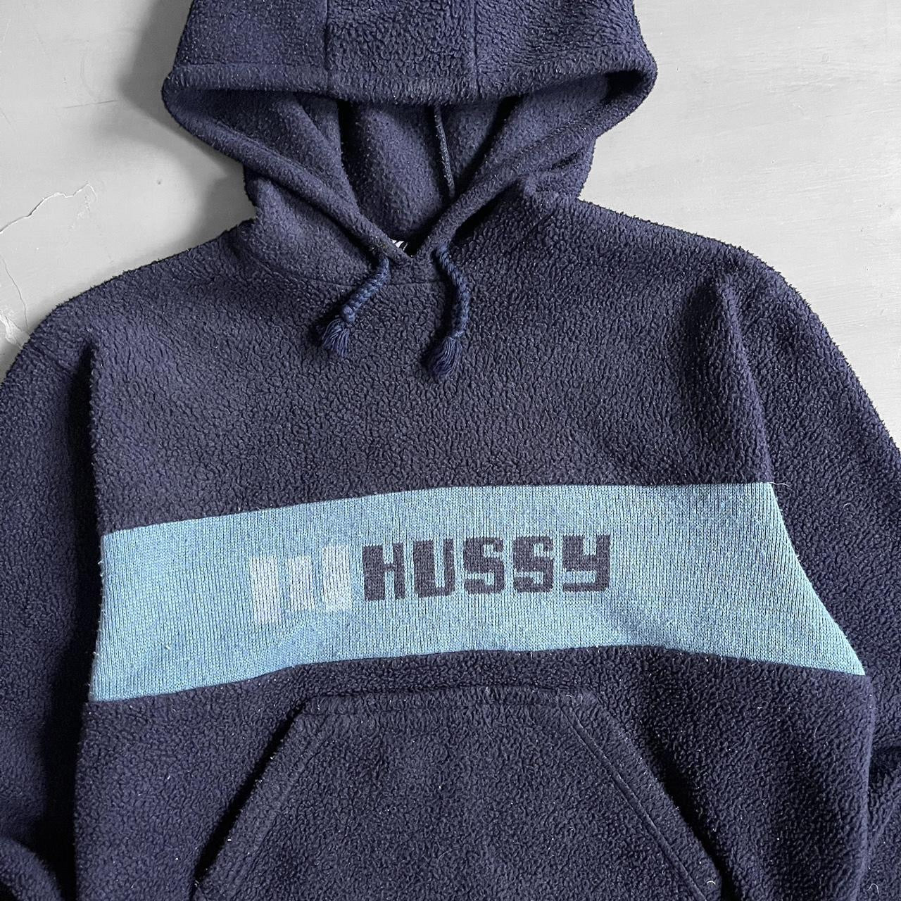 1990s Hussy fleece hoodie (S)