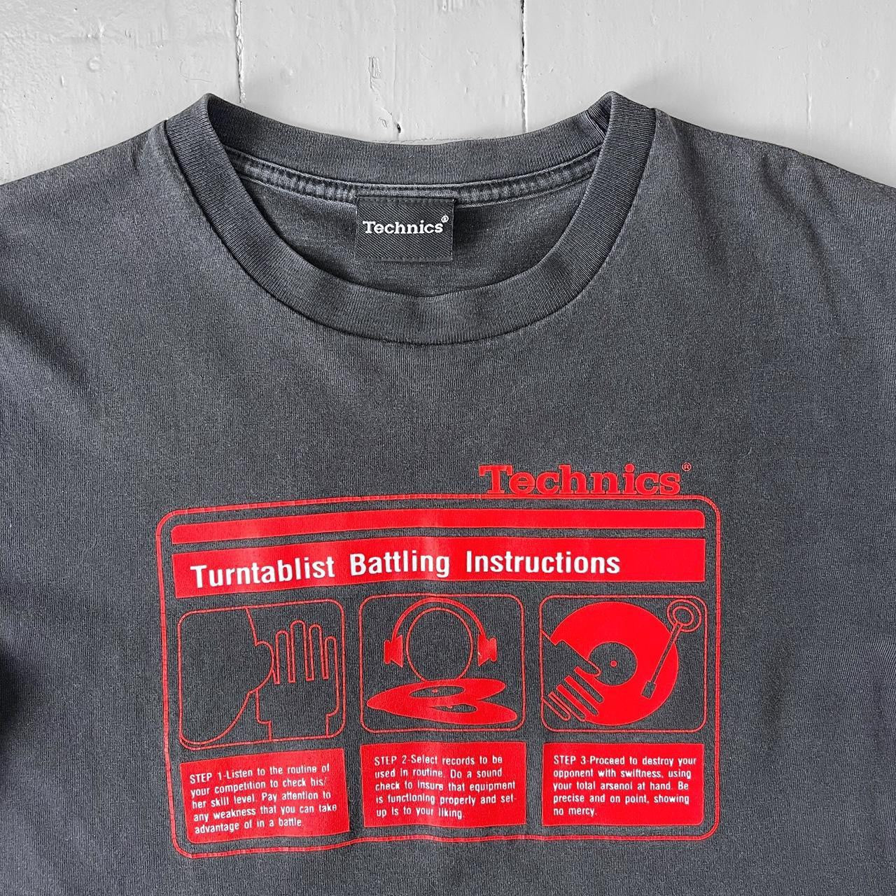 Early 2000s Technics battle T-shirt (S)