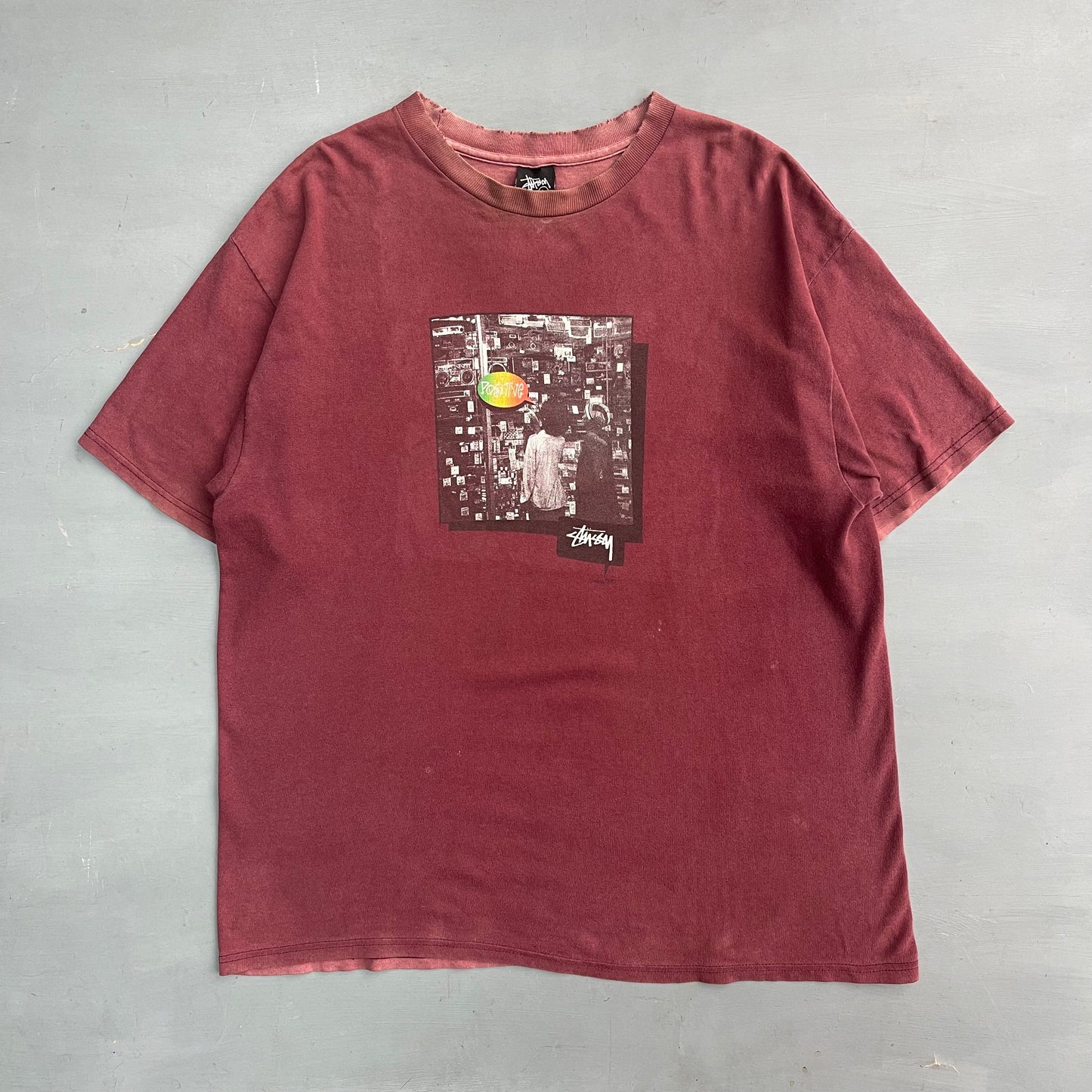 2000s Stussy positive T-Shirt (L)