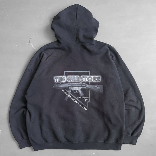 2000s Gun Store Las Vegas zip hoodie (XL)