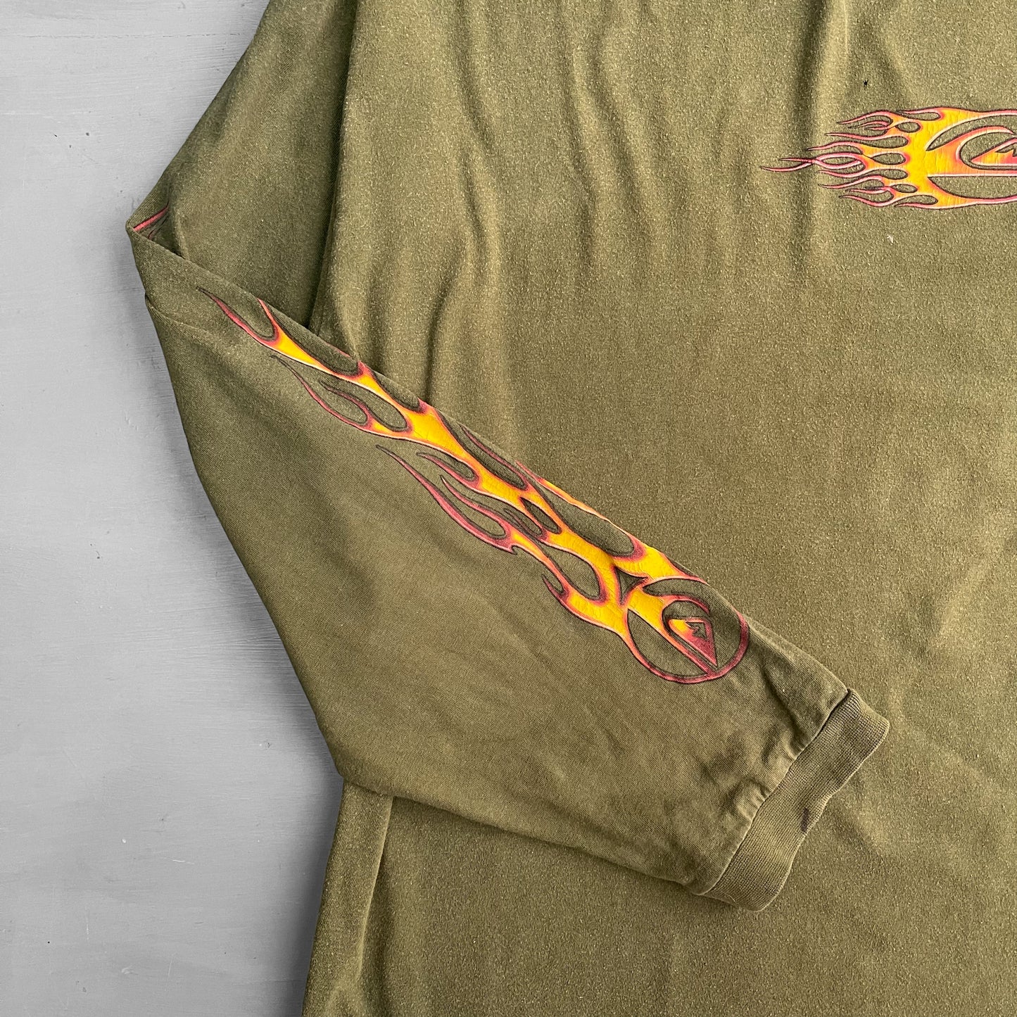 2000 Quiksilver long sleeve flame T-Shirt (XL)