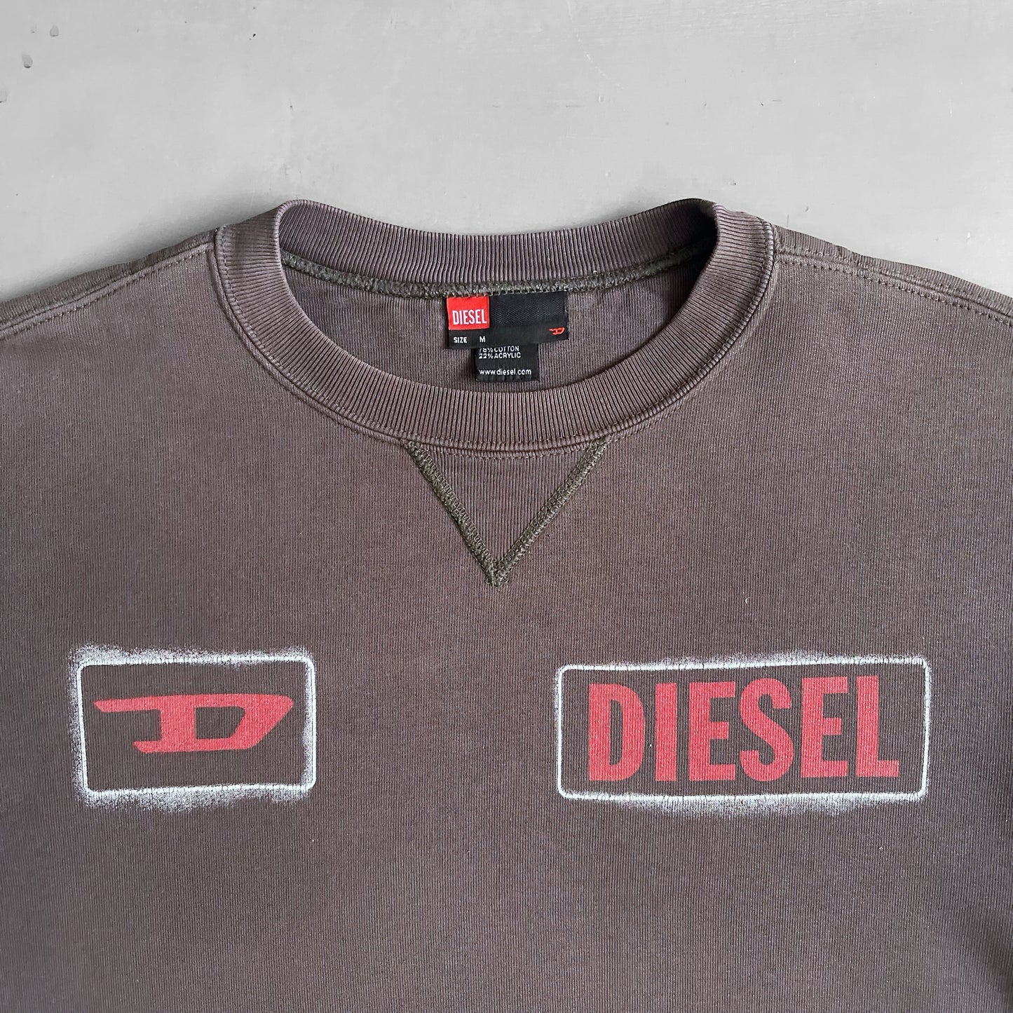 2000s Diesel sweatshirt (M)