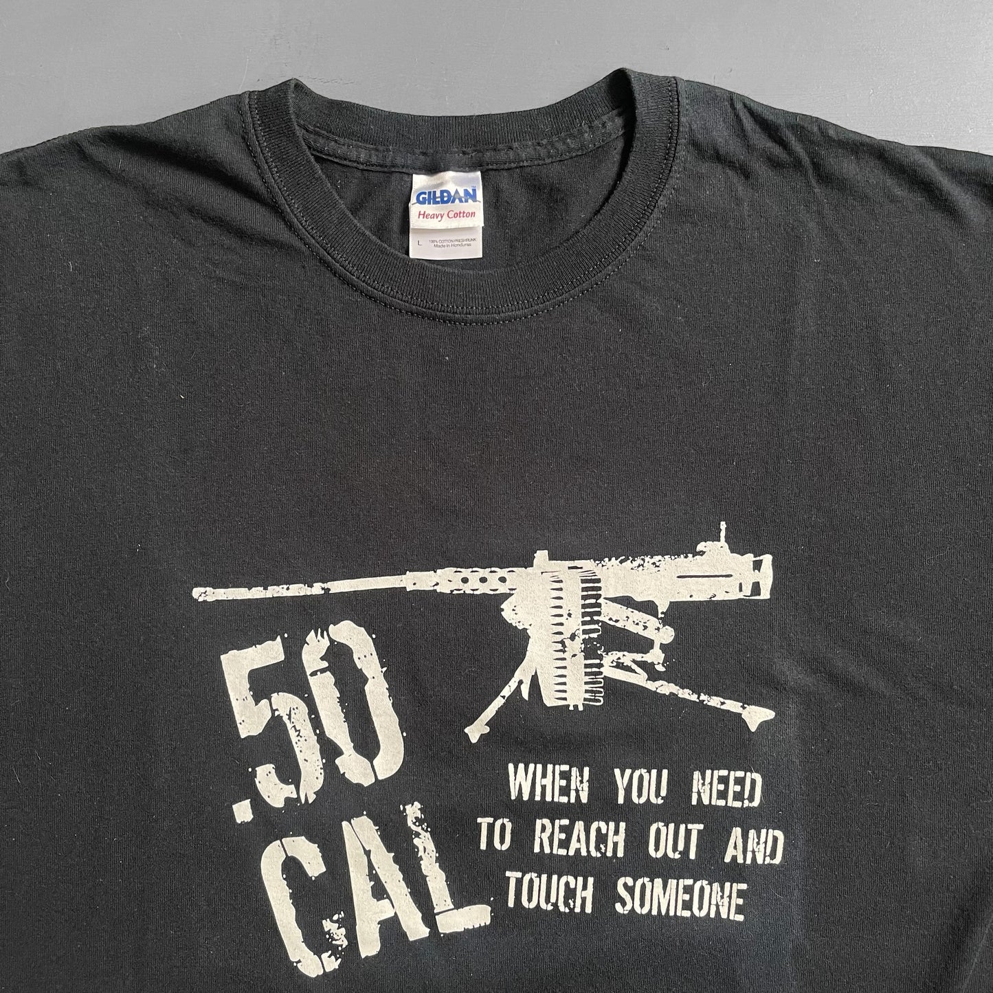 2000s 50 cal. Sniper when you to reach out T-shirt (L)