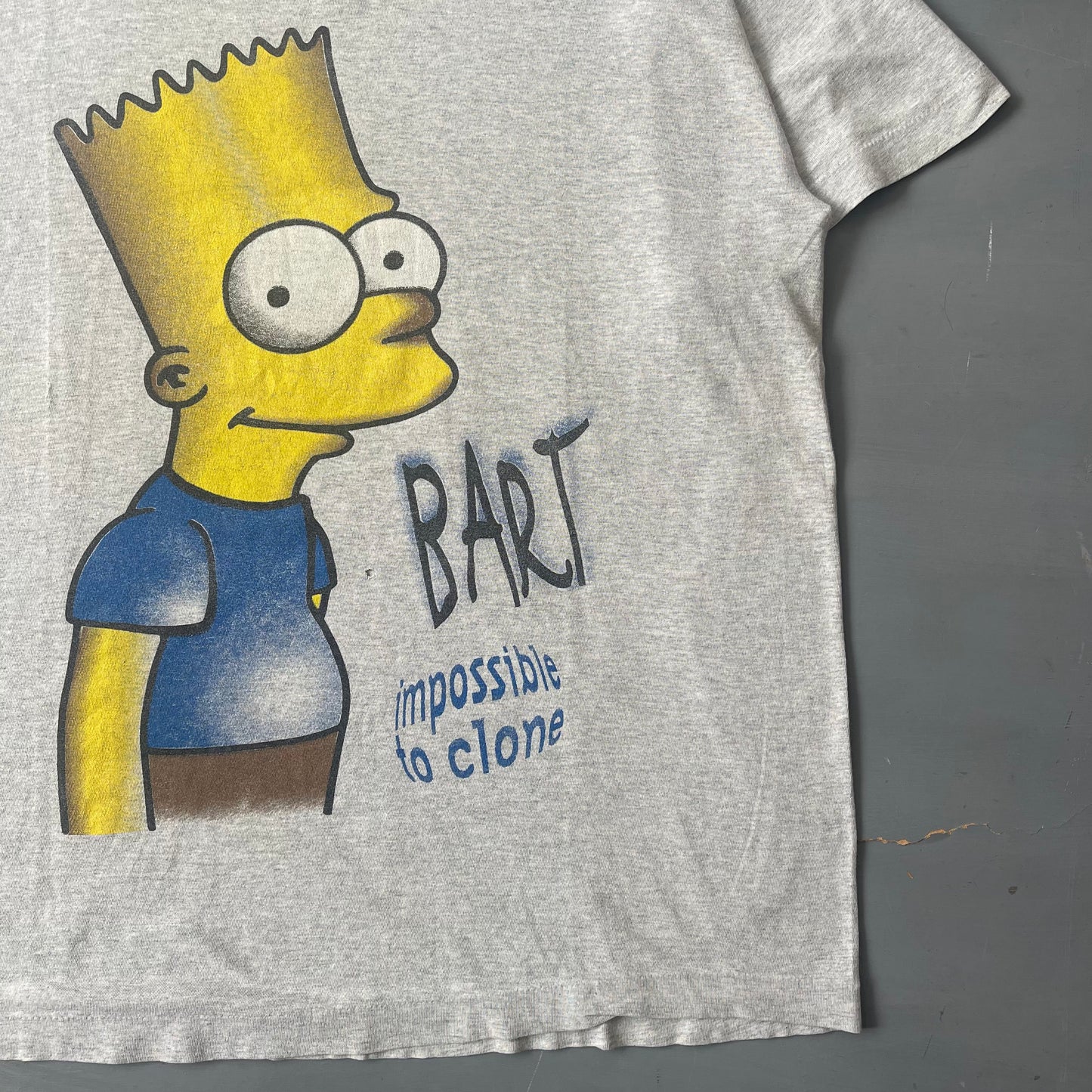 990s Bart Simpson impossible to clone T-Shirt (XL)