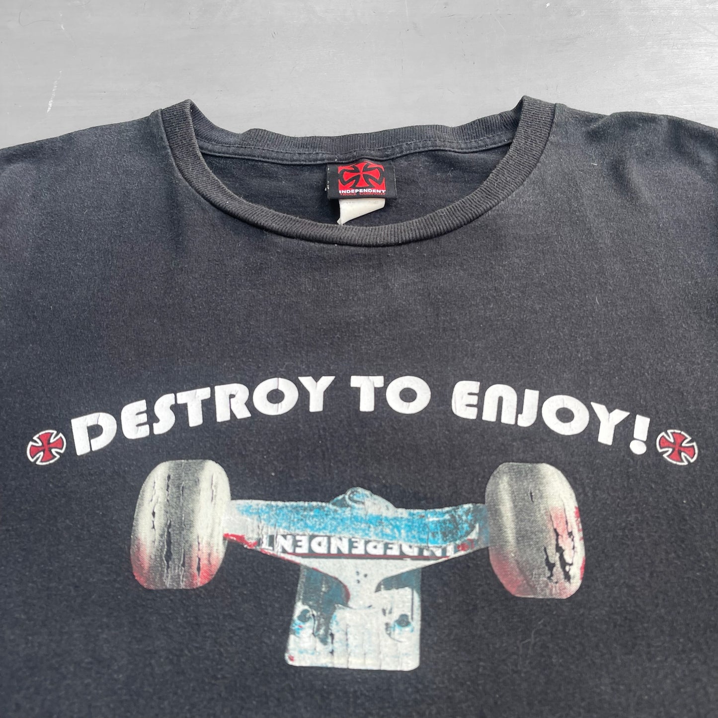 2000 INDEPENDENT destroy to enjoy T-Shirt (XL)