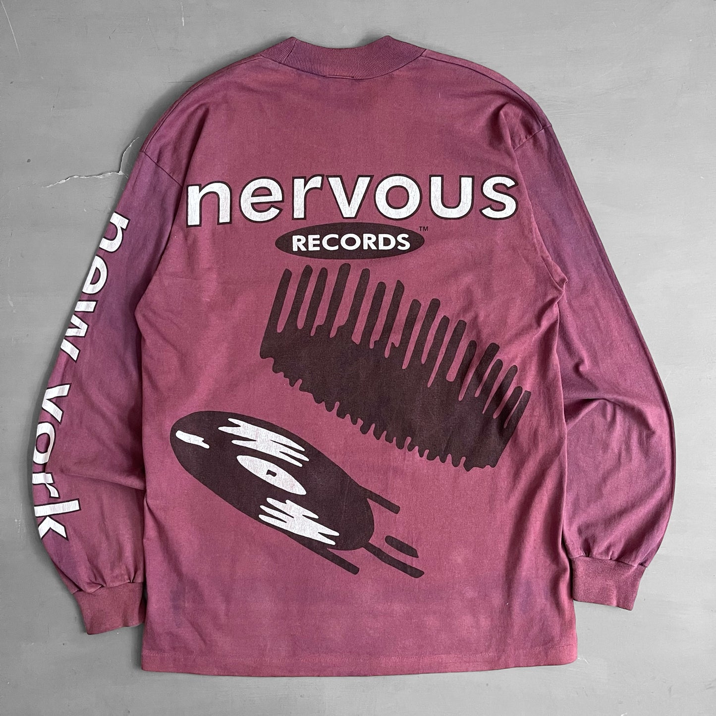 1990s Nervous Records T-shirt (XL)