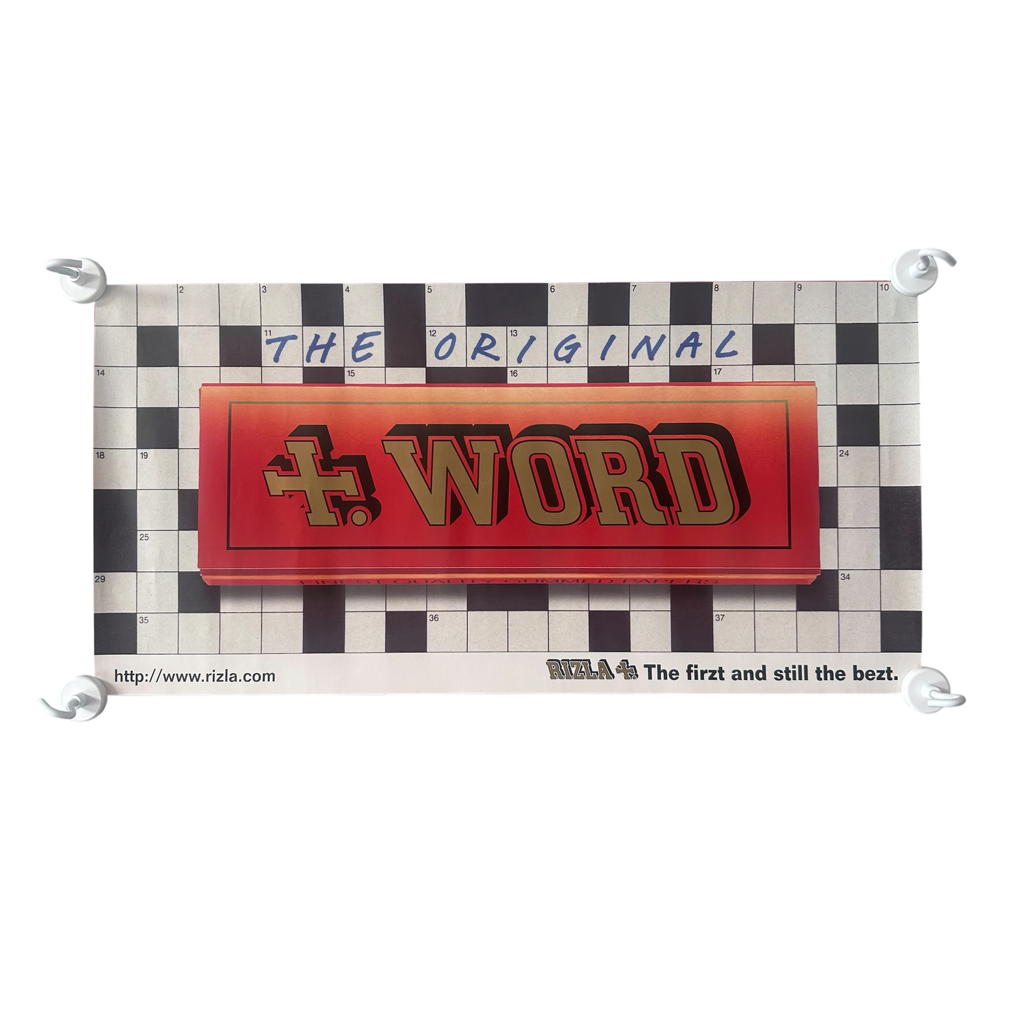 Early 2000s Rizzla ‘the original word’ poster