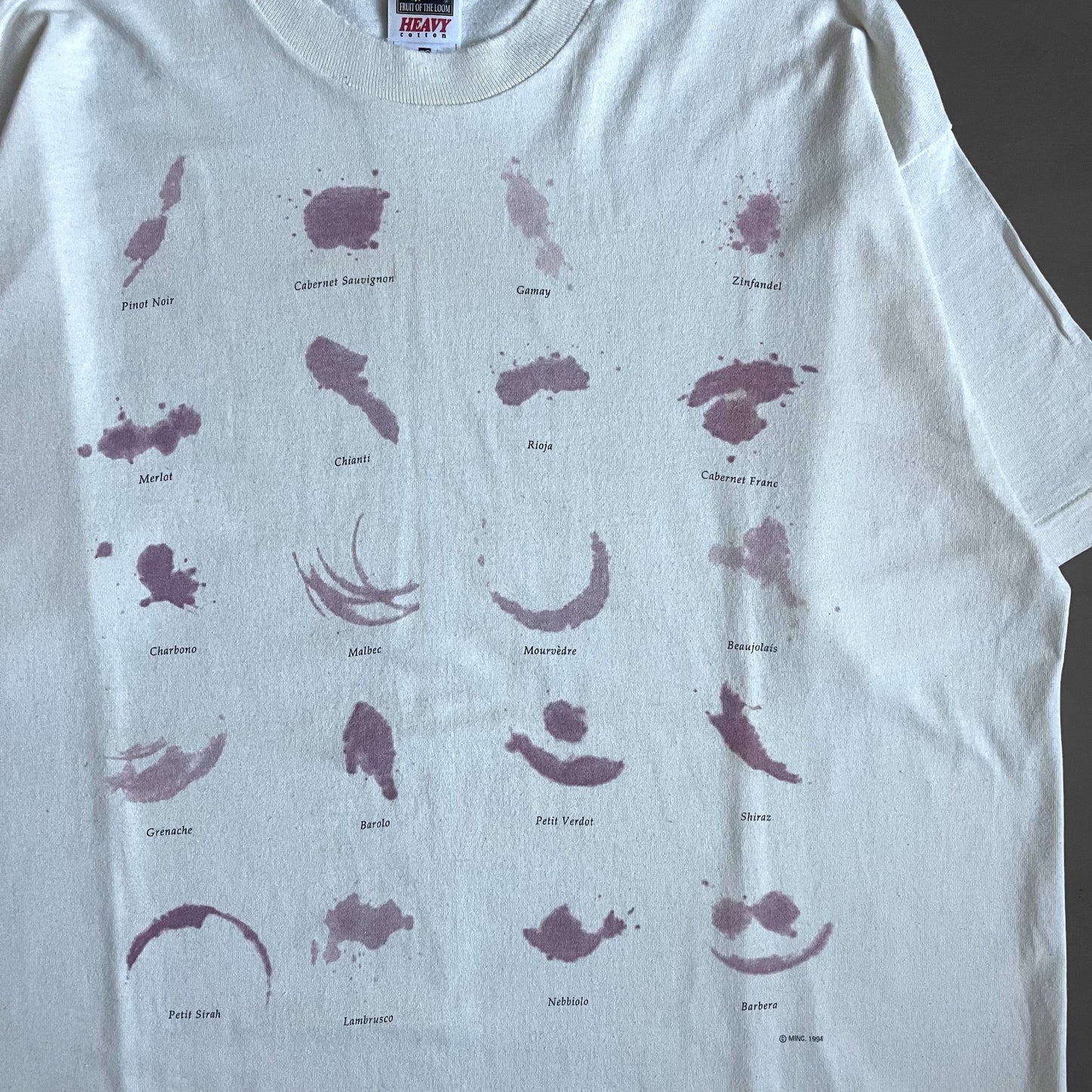 1994 White Wine stains T-shirt (XL)