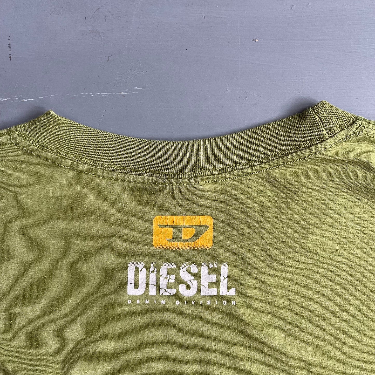 2000s Diesel denim division T-shirt (L)