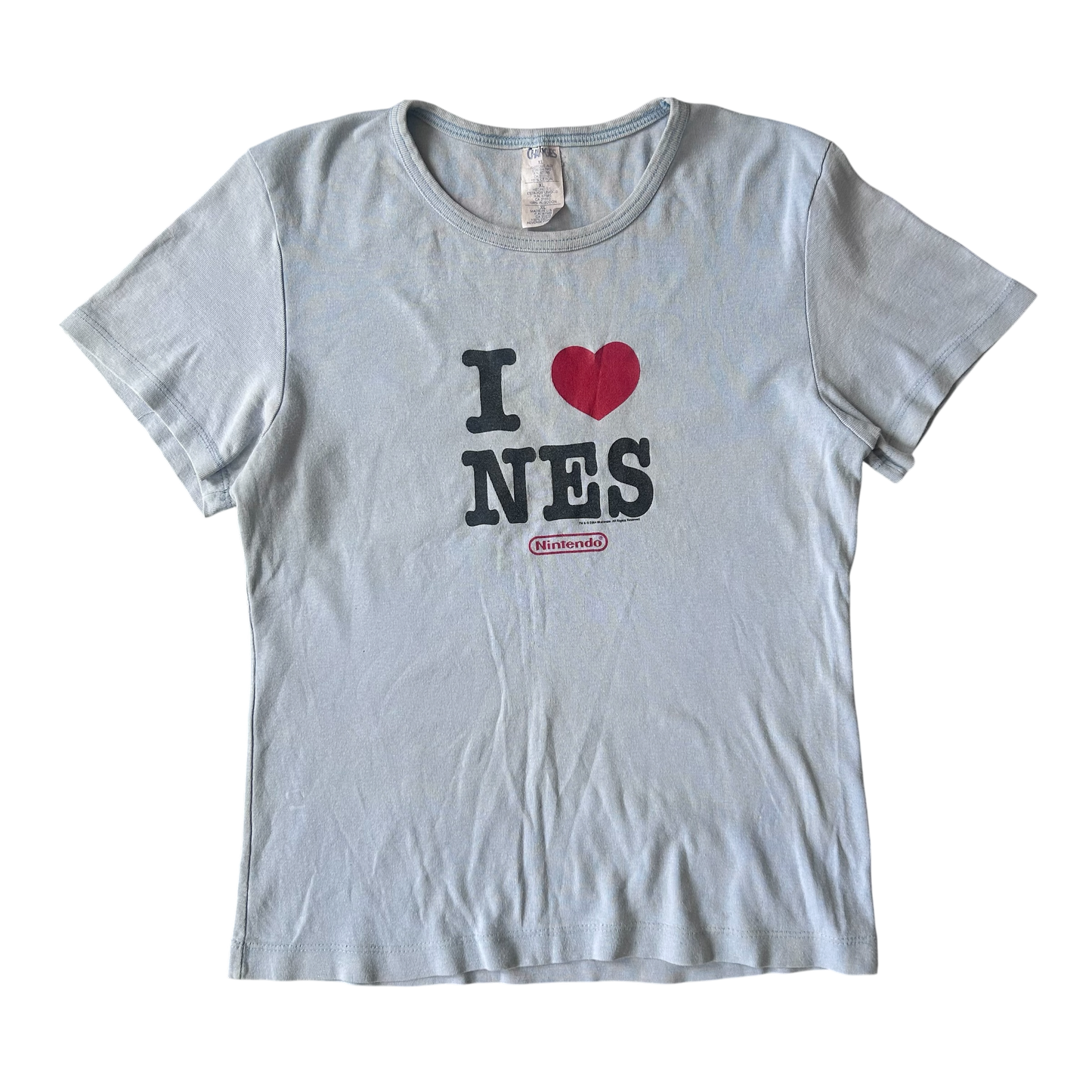 2004 I ❤️ NES Nintendo baby T-shirt (XS)