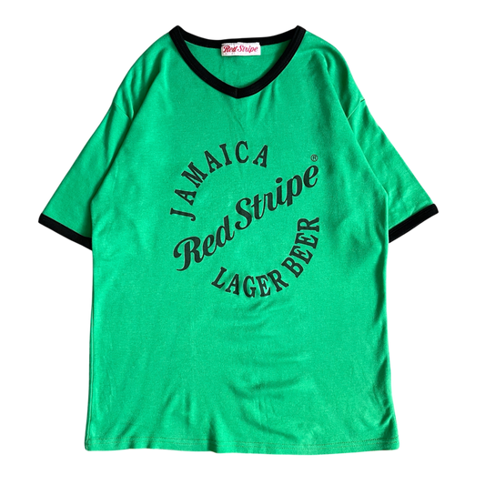 1980s Jamaica red stripe T-shirt (S)