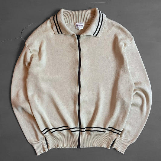 1980s knitted zip jumper (M/L)