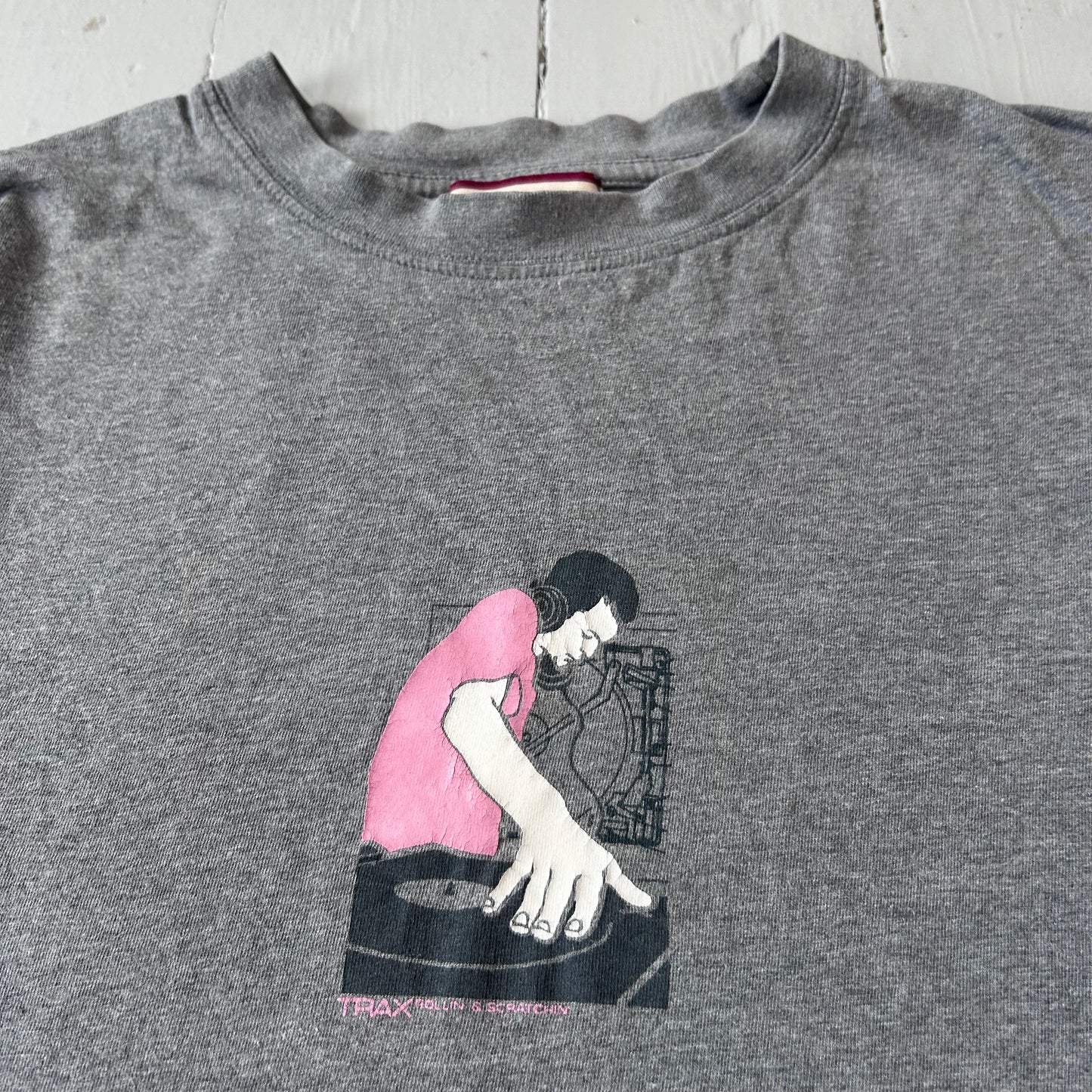 2000s Trax DJ t-shirt (L)
