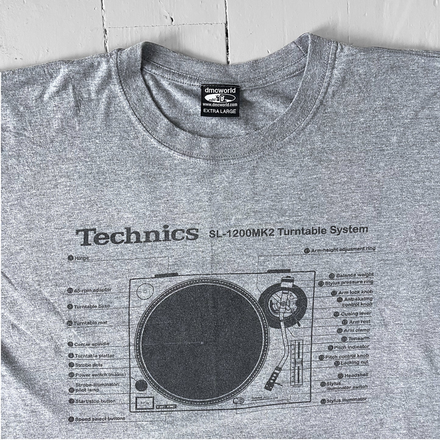 2000s Technics turntable T-shirt (XL)