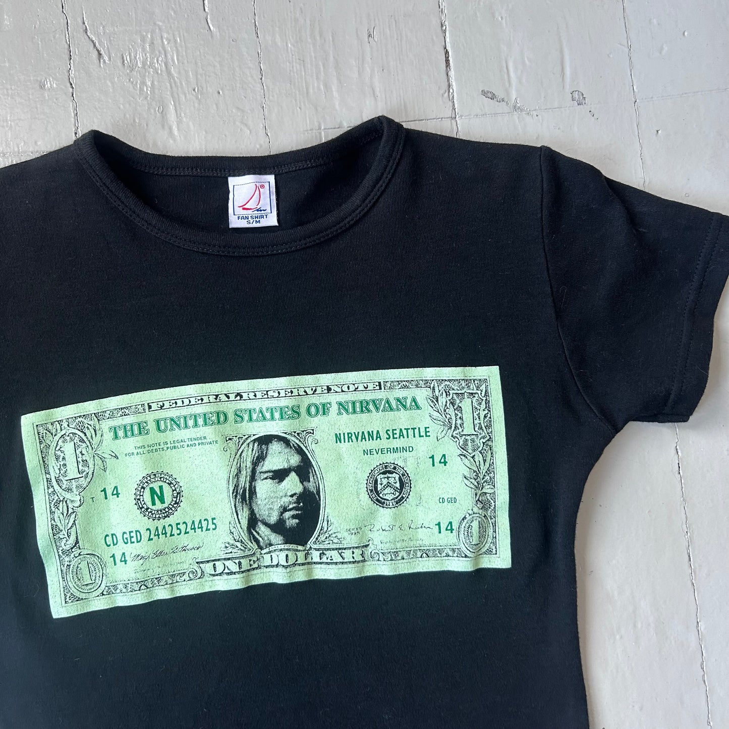 2000s Nirvana baby T-shirt (XS)